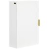 kleankin Bathroom Wall Cabinet, Over Toilet Storage Cupboard with Adjustable Shelves for Hallway, Living Room, White