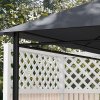 Outsunny 3 x 4m Gazebo Canopy Replacement Covers, Garden Gazebo Roof Replacement with Vents and Drain Holes, TOP COVER ONLY