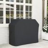 Outsunny BBQ Cover for Rectangular Gas Grill, 420D Oxford Fabric Barbecue Covers, Waterproof UV Protection Rip-Proof, with Windproof Drawstring and Hook and Loop Fasteners, Black, 147 x 61 x 120cm