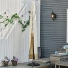 Outsunny Parasol Cover, 600D Oxford Cantilever Umbrella Cover Fit for 2-4m Parasol, Banana Umbrella Protector with Zipper for Outdoor Garden, Patio, White