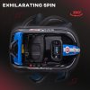 HOMCOM Kids Bumper Car 360° Rotation Spin Waltzer Car 6V Electric Ride On Car with Bumper Protector, 2 Speeds, Music, Lights for 18-48 Months - Black