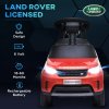 AIYAPLAY Land Rover Licensed 6V Kids Electric Ride On Car, 2-in-1 Sliding Car, Battery Powered Car with Headlights, Music, Horn, for 18-60 Months, Red