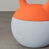 SPORTNOW Soft Kettlebell, 10kg Kettle Bell with Non-Slip Handle for Home Gym Weight Lifting and Strength Training, Orange and Grey