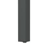 Outsunny 246 cm Extending Garden Table, Rectangle Outdoor Dining Table for 6-8, Aluminium Frame for Patio, Balcony - Charcoal Grey