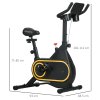 SPORTNOW Exercise Bike, Magnetic Indoor Cycling Bike, 264lbs Weight Capacity Stationary Bike, with Silent Flywheel, LCD Display, Bottle/Tablet Holder, Comfortable Seat, for Home Cardio Workout