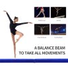 HOMCOM 2.1M 7FT Gymnastics Folding Balance Beam Home Gym Training Exercise Sports - Blue