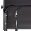 Outsunny 3 Seater Garden Swing Seat Outdoor Swing Chair with High Back Design, Steel Frame, Side Pouches, Adjustable Canopy, Charcoal Grey