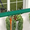 Outsunny Kid Swing Set, 3 in 1 Garden Metal Set for Outdoor with Single Swing, Glider, Rocking Chair Swing, for Toddlers 3+Years, Orange