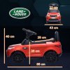 AIYAPLAY Land Rover Licensed 6V Kids Electric Ride On Car, 2-in-1 Sliding Car, Battery Powered Car with Headlights, Music, Horn, for 18-60 Months, Red