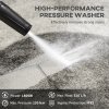 DURHAND 1800W High Pressure Washer, 150 Bar Pressure, 510 L/h Flow, High-Performance Portable Power Washer Jet Wash Cleaner with 6M Hose and Hose Reel for Garden, Car, Furniture, Blue