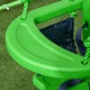 Outsunny Kids Swing Set Baby Swing, Indoor Outdoor Nursery Swing, with Safety Seat Belt, Support Back, for Toddlers 6-36 Morths - Green