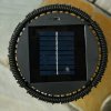 Outsunny Garden Rattan Lamp, 61 cm Tall Solar Rattan Floor Lamp, Solar Garden Light with Auto On/Off LED Light, IP44 Waterproof for Outdoor, Porch, Pathway, Terrace, Black