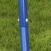 Outsunny 2 In 1 Nursery Swing for Toddlers, Kids, Garden Swing Set with Comfortable Seats, Safety Belt for Indoor, Outdoor Play - Blue and Orange