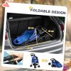 PawHut Dog Pram Dog Stroller Foldable Pet Pushchair with 4 Wheels, Safety Leashes, Cup Holder for Small Dogs, Blue