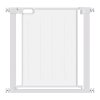 PawHut Pressure Fit Safety Gate for Doorways and Staircases, Dog Gate w/ Auto Closing Door, Pet Barrier for Hallways w/ Double Locking, Openings 75-82 cm - White