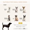 PawHut Dog Sofa with Storage, Pet Chair for Small Dogs, Cat Couch with Soft Cushion, Light Grey, 76 x 45 x 43 cm