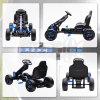 AIYAPLAY Pedal Go Kart, Ride on Racer with Freewheel System, Brake, Non-Slip EVA Wheels, Metal Frame, Go Kart for Kids Ages 3-6 Years, Blue