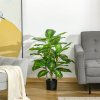 HOMCOM Artificial Evergreen Tree Fake Decorative Plant in Nursery Pot for Indoor Decor, 95cm