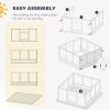 PawHut Whelping Box for Dogs, Dog Whelping Box, Dog Playpen Fence Exercise Play Pen with Water-Resistant Washable Whelping Pad, Adjustable Entrance, Non-Slip Pads, for Medium Dogs, Puppies, 100 x 96cm