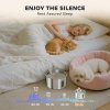 PawHut Cat Water Fountain for Drinking, 2.5L Cat Fountain Stainless Steel Automatic with Ultra-Silent Pump, Water-Level Window, Filters
