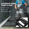 Outsunny 1800W High Pressure Washer, 150 Bar Pressure, 420 L/h Flow, Portable Power Washer Jet Wash Cleaner with Adjustable Nozzle, 6M Hose, Hose Reel, Steel Handle for Home Patio Car Driveway, Yellow