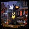 Outsunny 8 FT Halloween Inflatable Spooky Tree, Scary Halloween Decoration, Inflatable Giant Dead Tree Blow Up Decoration with Ghost and Pumpkin, Built-in LED Lights for Garden Indoor Outdoor Decor