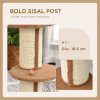 PawHut 91cm Cat Tower Scratching Posts Cat Tree for Indoor Cats Kitten Activity Centre Brown