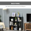HOMCOM 3-tier 9 Cubes Storage Unit Particle Board Cupboard Bookcase Organiser Home Office Shelves