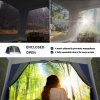 Outsunny 5-8 Person Camping Tent, Portable Dome Tent, Outdoor Screen House Sun Shelter, 360x355x215cm - Dark Blue/Green