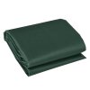 Outsunny 600D Oxford Outdoor Garden Furniture Sofa Set Cover, Waterproof Anti-UV Rattan Sun Lounger Protection Protector Cover, 255L x 142W x 86Hcm, Green