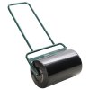 Outsunny Combination Push/Tow Lawn Roller Filled with 38L Sand (62kg) or Water, Great for the Garden 32 x 50cm Roller, Dark Green