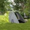 Outsunny 2 Man Camping Tent, Dome Tent with Bedroom and Living Room, 2000mm Waterproof, Portable with Bag, for Fishing Hiking Festival, Yellow
