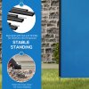 Outsunny 4 Pole Camping Windbreaks, Beach Wind Shield Shelter with Carry Bag and Steel Poles, Outdoor Caravan Privacy Shield, 540cm x 150cm, Blue