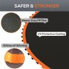SPORTNOW Trampoline Replacement Mat with Eight Rows of Stitching, Spring Pull Tool, 72 V-Hooks, for 12ft Trampoline, Using 14cm Springs, Trampoline Jumping Mat, Orange