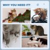 PawHut Cat Scratcher, 2-in-1 Cat Scratching Board with Catnip, Cardboard Lounge for Indoor Cats