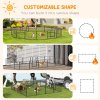 PawHut Dog Pen 16 Panels Puppy Pen Heavy Duty Pet Playpen for Indoor Outdoor for Dogs, Rabbits, Ducks 60cm High