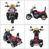 HOMCOM Kids Electric Motorbike 6V Children Ride On Motorcycle Battery Powered Toy w/ Lights Sound for 3-6 Years Old Black