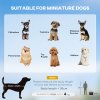 PawHut Foldable Pet Carrier for Miniature Dogs, Portable Cat Carrier Bag Soft Side Fabric Dog Crate with Removable Mat, Breathable Mesh, Ground Stakes, 46L x 36W x 41H cm - Black