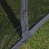 Outsunny 3 x 4m Aluminium Garden Gazebo, Marquee Canopy Shelter Pavilion Party Tent with Nets and Curtains for Garden and Deck, Black