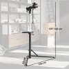 HOMCOM Bike Repair Stand, Heavy Duty Bike Stand for Maintenance, Height Adjustable, Foldable, 30?? Rotatable for Road Bike, Mountain Bike, E-Bike