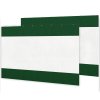 Outsunny 2 Pack Pergola Gazebo Side Panels with Large Window, for 3(m) Long Garden Pergola, 3x2m Gazebo Side Curtains Replacement, Green