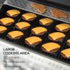 Outsunny 4+1 Gas Burner Grill, 12.5 kW Propane Gas Barbecue BBQ Grill with Wheels, Warming Rack, Shelves, Thermometer, Bottle Opener, Black