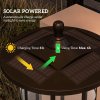 Outsunny 2 Pack 1.8m Garden Lamp Post Lights, LED Outdoor Solar Post Lights, Waterproof IP44 for Patio, Garden, Pathway, Cool White