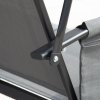 Outsunny 3 Seater Garden Swing Seat Outdoor Swing Chair with High Back Design, Steel Frame, Side Pouches, Adjustable Canopy, Charcoal Grey
