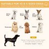 PawHut Dog Playpen, Puppy Pen, Metal Rabbit Run, Pet Crate Fence w/ Door, for Indoors and Outdoors, 60H x 120cm