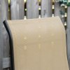 Outdoor Reclining Garden Chair Set of 2, 10-Position Adjustable Folding Sun Lounger Zero Gravity Chairs with Texteline Seat, Armrests and Footrest for Patio, Beige