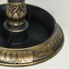 Outsunny 81cm Tall Bird Bath with 2 Decorative Birds, Vintage Style Birdbath with Flower Planter Base, Bird Bath Bowl for Garden, Bronze Tone