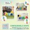 AIYAPLAY Kids Tunnel, Play Tunnel for Kids 3-6 Years, with Lion Design, for Indoor, Outdoor, Multicoloured