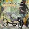 HOMCOM Baby Bike Trailer Cover, Waterproof Bicycle Trailer Storage Cover, Anti Dust Rain Snow, Cold Wind, 76 x 61 x 61 cm