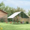 PawHut Chicken Activity Play Set with Swing, Chicken Coop Toy with Ladder, Platform for 2 Chickens, Hens, Grey
